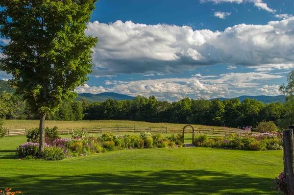 Southern View across the meadow.