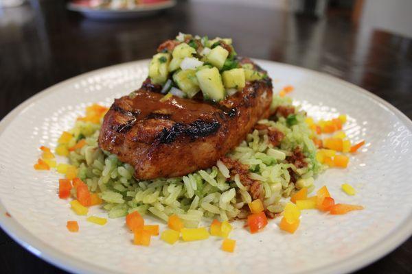 Puerco al Pastor with Arroz Verde- A Mama Molinas Specialty