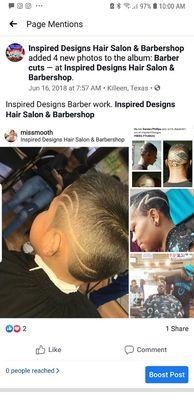 HAIRCUTS with designs