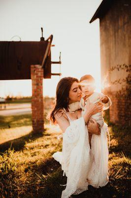 family sessions outdoors, mommy and me session for baby milestones