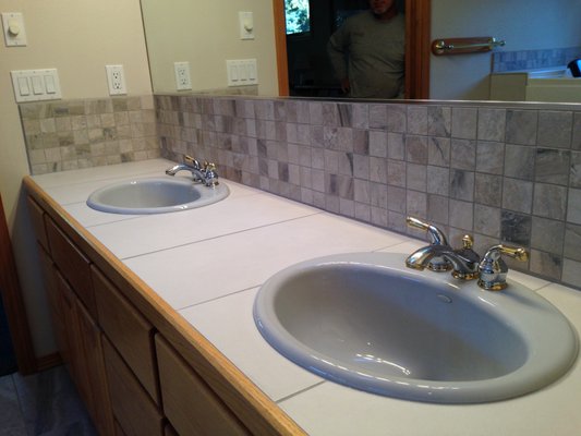 New counter top & backsplash