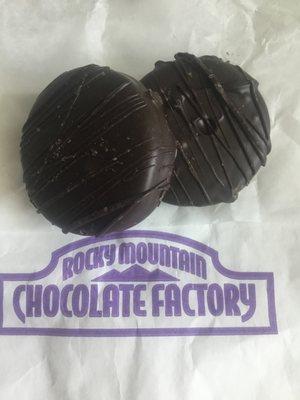 Chocolate covered Oreos