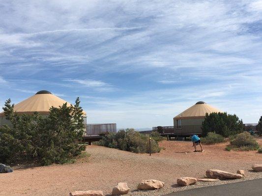 Yurt exterior