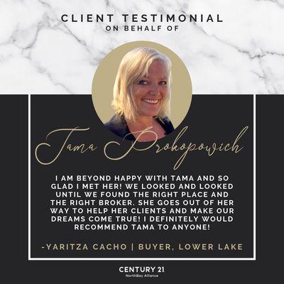 Client testimonial