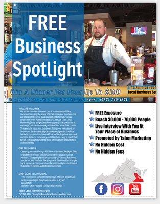 Free Local Business Spotlight.