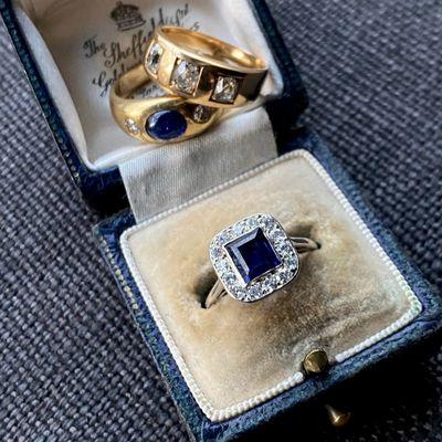 Antique rings from the 1800's - 1920's.