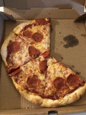 Pepperoni pizza