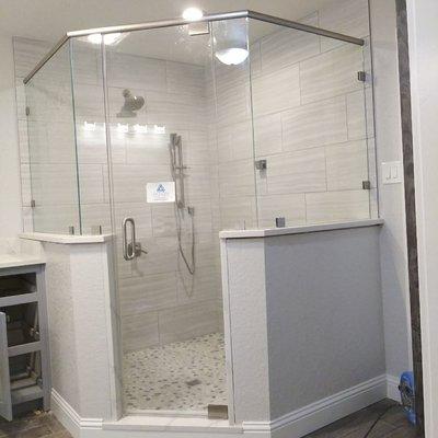 Custom shower enclosure