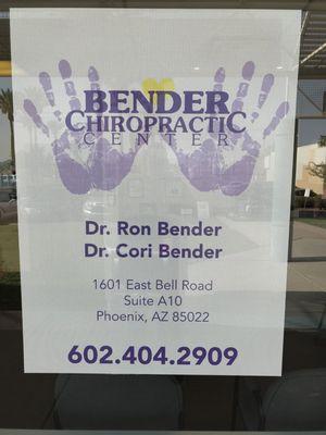 Husband and wife team of Dr. Ron & Dr. Cori Bender serving all types of Chiropractic needs.