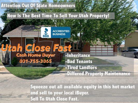 Sell My House Fast Utah.
 We Buy House Utah.