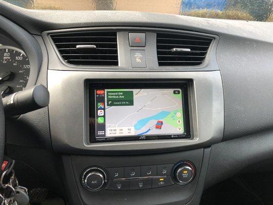 New, sleek, updated head unit with CarPlay and more!