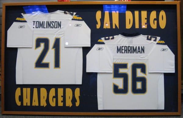 San Diego Chargers Shadowbox