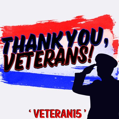 Happy (almost) Veteran's Day! 
 This weekend Friday 8th-Sunday 10th use code; VETERAN15 to take $15 off per person when booking.