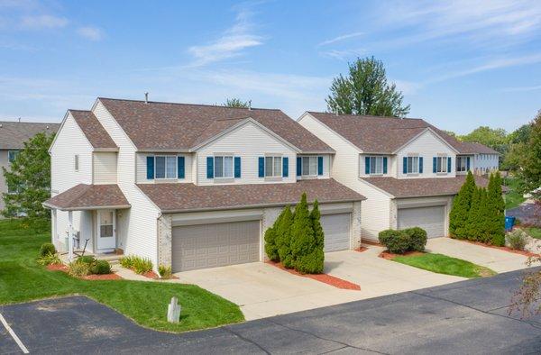 Townhome-style apartments at Bloomfield in Kentwood, MI