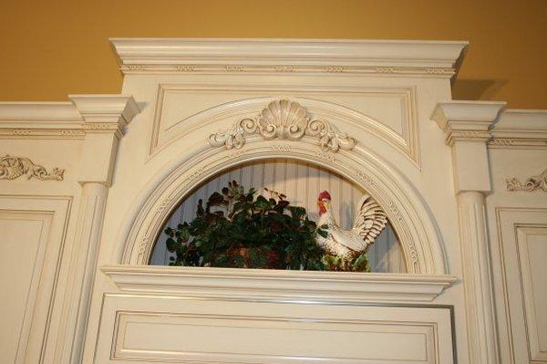 Flexible moulding provides great custom design.