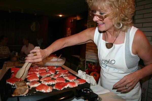 take a cooking class during your stay at Wellspring