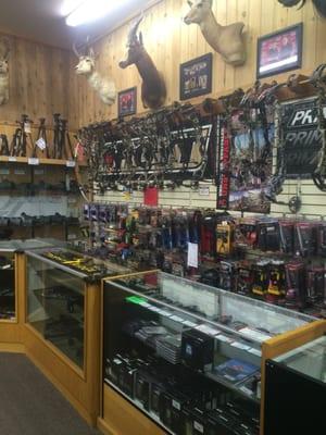 Archery department specializing in Hoyt, Prime and Bowtech.