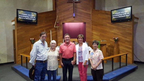 Our most recent group of worshipers who have chosen to call Gloria Dei "home."