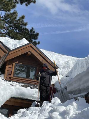 Roof shoveling