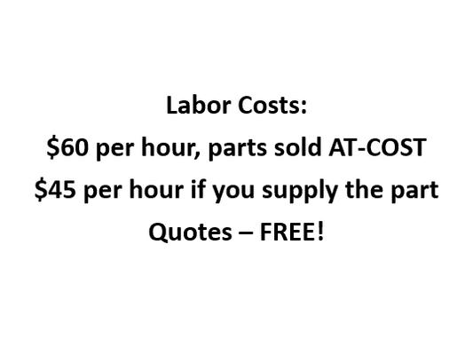 If you have a flat tire and already purchased a replacement tire or tube, I would be more than happy to install it for a reduced price!