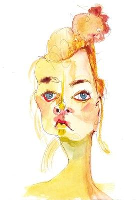 Watercolor portrait