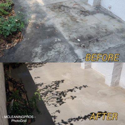 Concrete Before and after pictures.