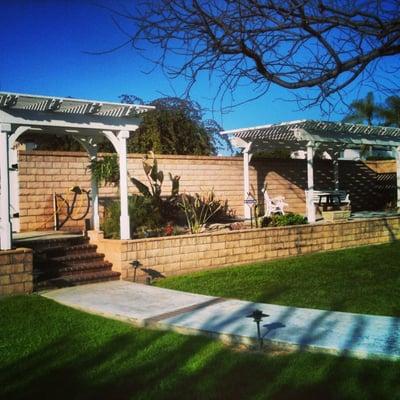 Patio covers and gate