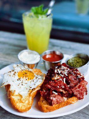 Pastrami Croissant Sandwich!