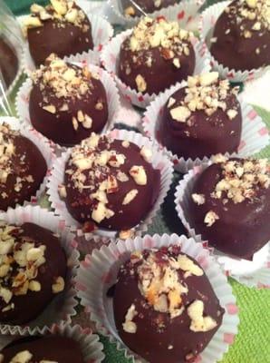 Hazelnut truffles