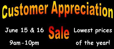 KaBoomAnnual Customer Appreciation Sale