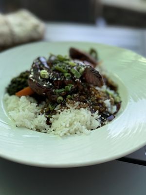 Steak teriyaki bowl