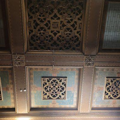 Ornate ceiling