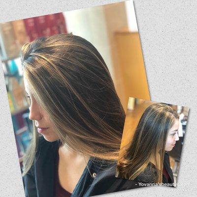 #highlights #hair #yovanna'sbeautysalon