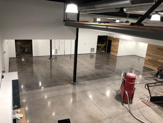 Polished concrete