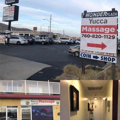 Yucca Massage 7309 Apache Trail. Yucca Valley, CA 92284 ( Behind Kasa market&panda building )