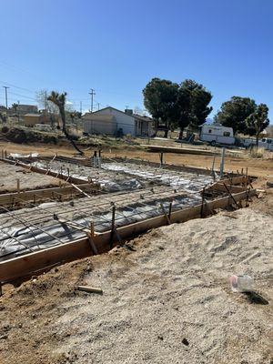 Container home project in Joshua Tree