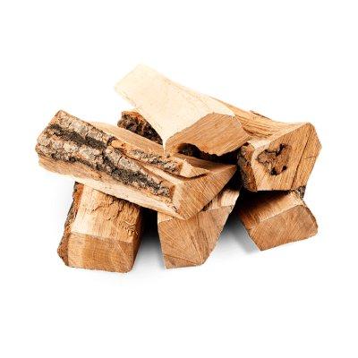 Firewood--kiln dried guaranteed moisture content. Ask for our USDA shield for proof.