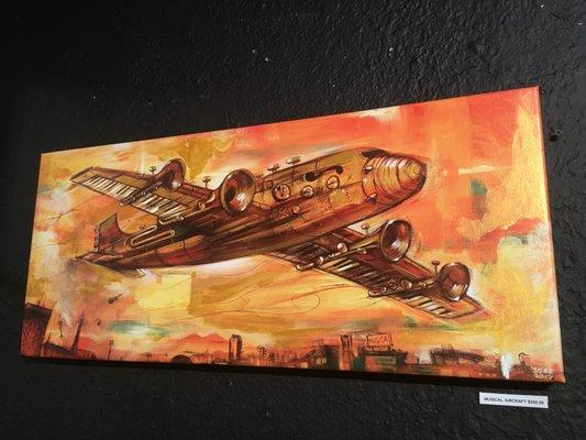 "Musical Aircraft" signed giclee.