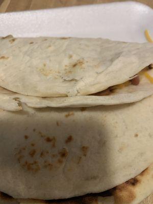 Tacos with freshly made tortillas