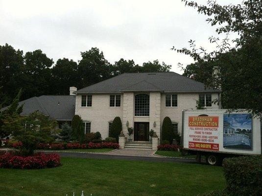 A beautiful home in Lincoln, RI we did a total roof replacement.