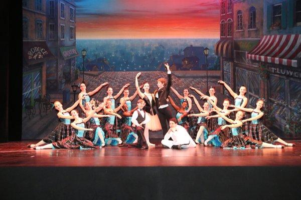 We have two ensembles,which represent our corps de ballet.