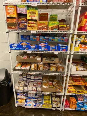 Pop Tarts and various other snacks