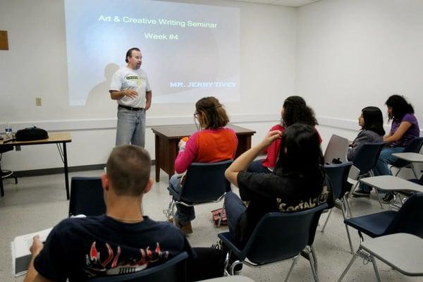 "This class helped me with my writing and understanding art better." Testimonial from our newest program in Creative Writing.