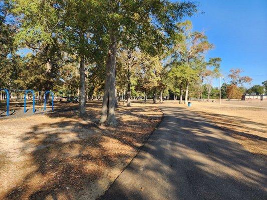 Walking trail. Saab Park in Canton MS