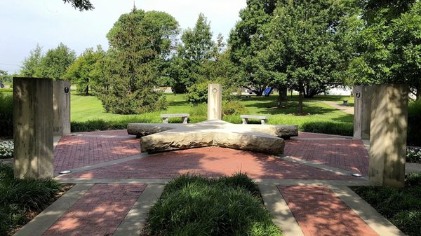 Five Point Sentinel Monument - Each Point of the Star Represents a Branch of the US Military