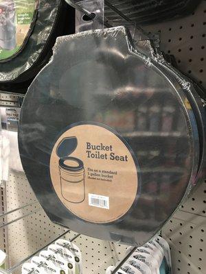 Bucket Toilet Seat??