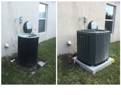 Trane XR15 Heat Pump  3 ton 15 Seer System