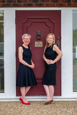 Helen and Melissa welcome you at Kirk & Cobb, Inc., REALTORS door