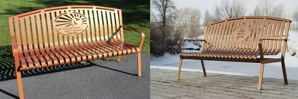 Arched Memorial Benches