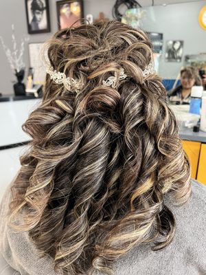 Wedding hair